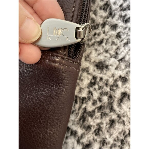 Libaire Pebbled Brown Leather Small Backpack Purse Bag 90's USA Classic Vintage‎ - Picture 12 of 14